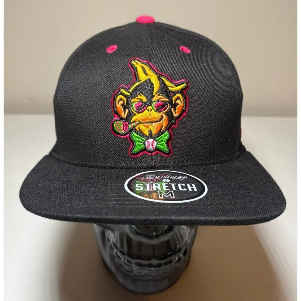 Savannah Bananas PARTY ANIMALS Zephyr Flex Fit Hat | Black | Medium
